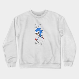 Sonic go fast Crewneck Sweatshirt